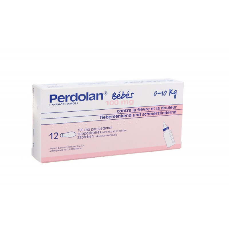 Perdolan 12 Suppositoires Bebe 100mg