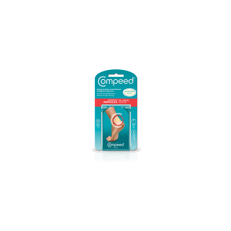 Compeed Pansement Ampoules Medium 5 Pièces - Apotheek Peeters