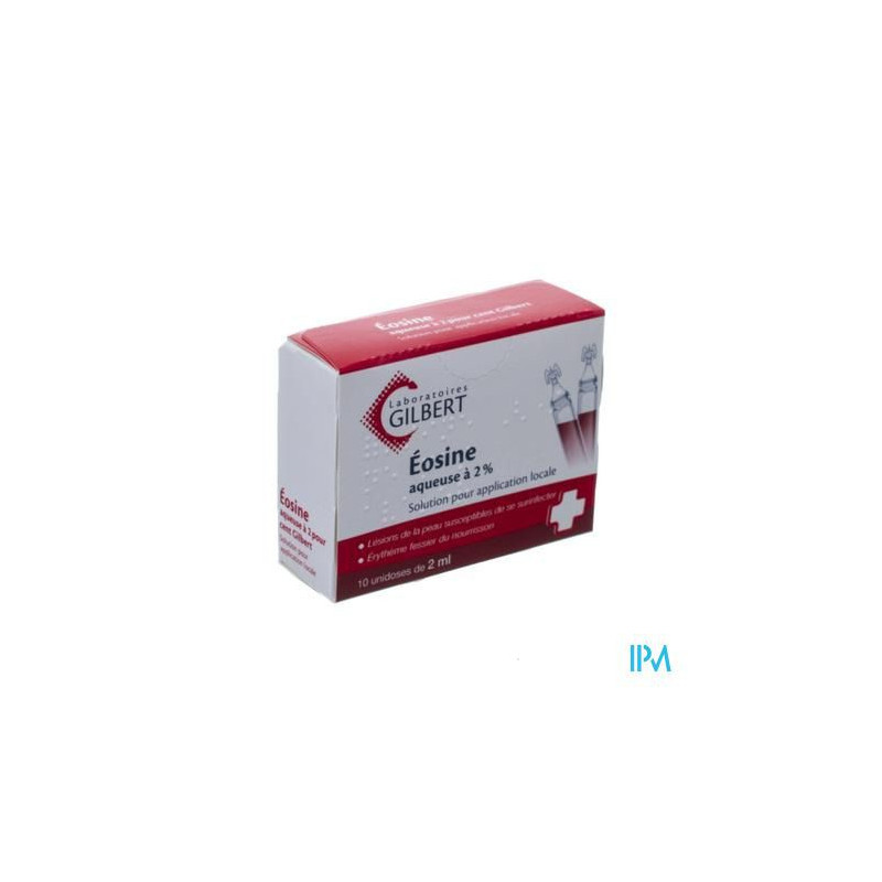 Gilbert Eosine Aqueuse Sol 2 Sterile 10x2ml