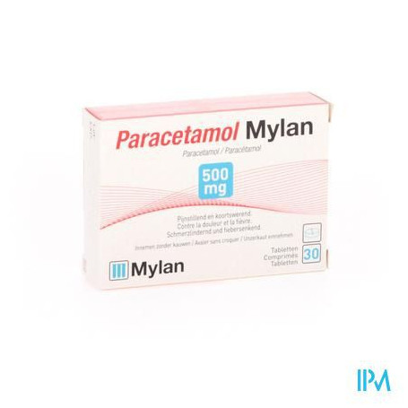 Paracetamol 500Mg Mylan Cons Cpr16