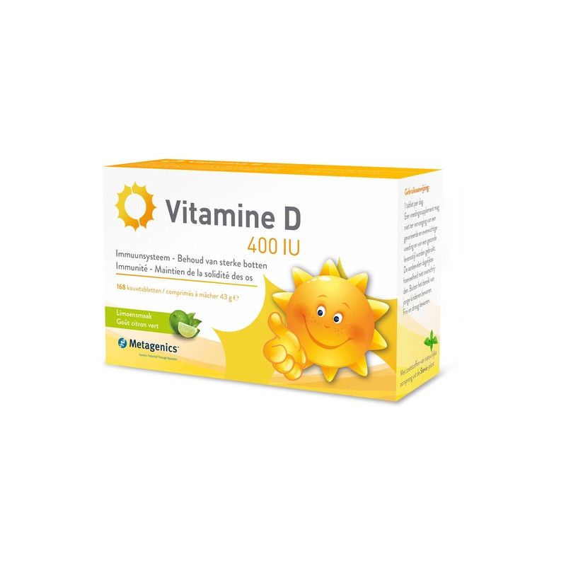 Vitamine D 400 IU 168 Comprimés